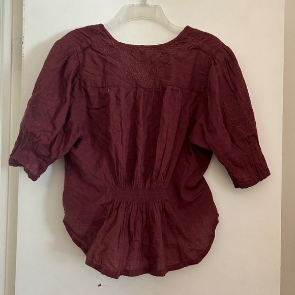 Free people western style blouse very gently worn GREAT western style. - Picture 6 of 9
